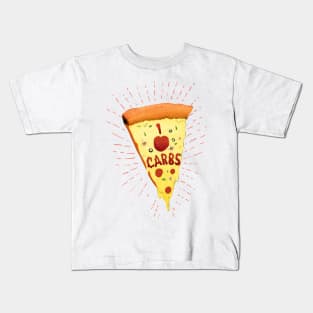 I Heart Carbs Pizza Shirt Kids T-Shirt